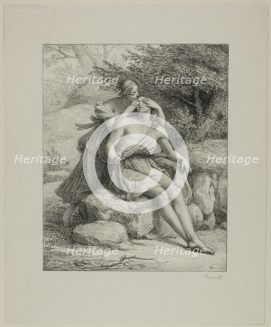 Orpheus and Eurydice, 1800/30. Creator: Louis Hersent.