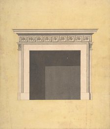 Design for a Chimneypiece, late 18th-early 19th century. Creator: John Yenn.