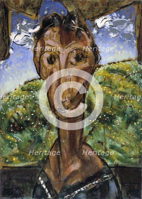 Head of a Woman, ca. 1929. Creator: Alfred Henry Maurer.