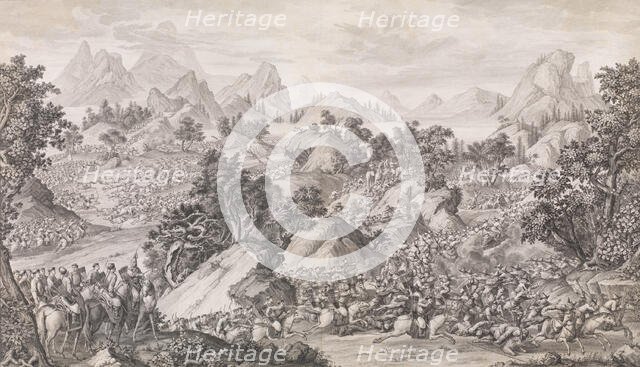 The Battle of Qos-qulaq, 1774. Creator: Benoit-Louis Prevost.