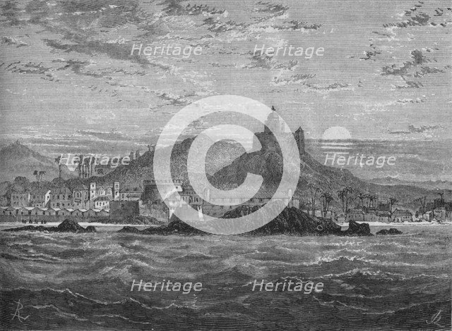 'Cape Coast Castle', c1880. Artist: Unknown.