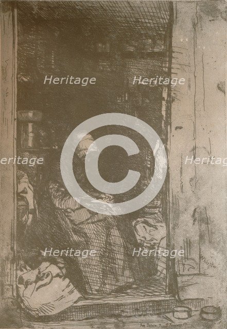 'La Vieille Aux Loques', c1858, (1904). Artist: James Abbott McNeill Whistler.