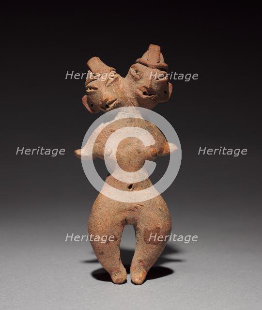 Two-headed Female Figurine, c. 1200-900 BC. Creator: Unknown.
