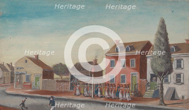 Tea Party, 1870s. Creator: William P. Chappel.