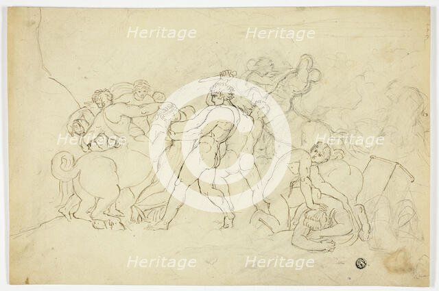 Battle of Lapiths and Centaurs, n.d. Creator: Joshua Cristall.