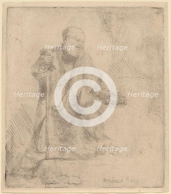 Saint Peter in Penitence, 1645. Creator: Rembrandt Harmensz van Rijn.