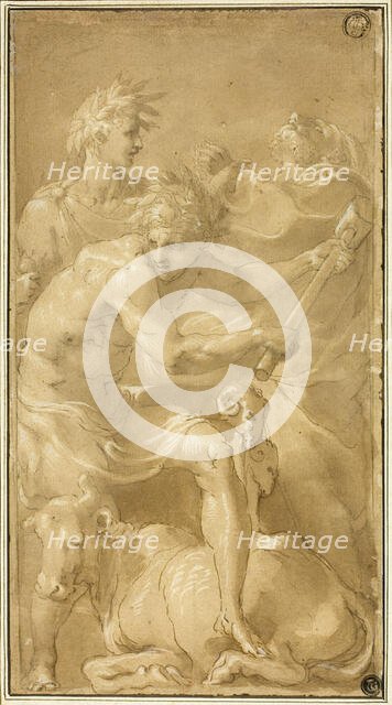 Sacrifice of a Bull, n.d. Creator: Francesco Primaticcio.