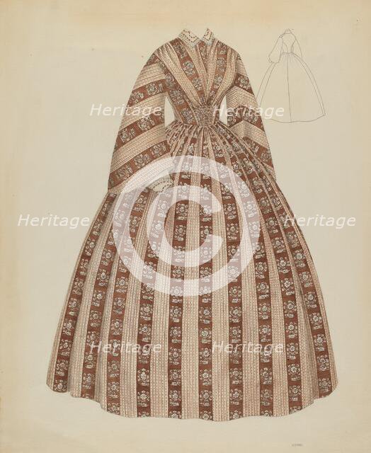 Dress, c. 1937. Creator: Melita Hofmann.