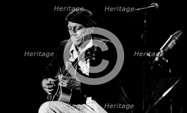 Tal Farlow, Capital Jazz Festival, Knebworth, Herts, July 82. Artist: Brian O'Connor.