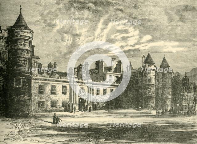 'Holyrood Palace, Edinburgh', 1890.   Creator: Unknown.