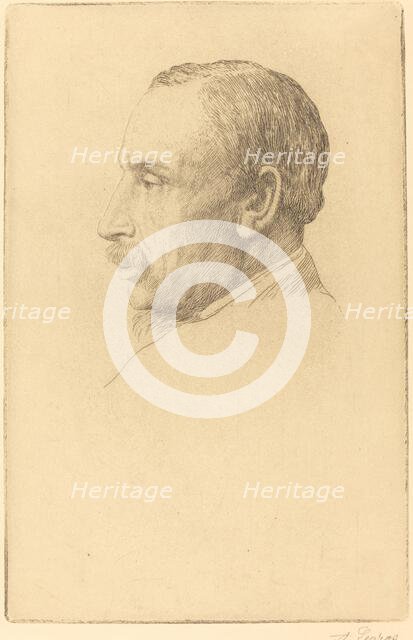 Professor W. Cawthorne Unwin. Creator: Alphonse Legros.