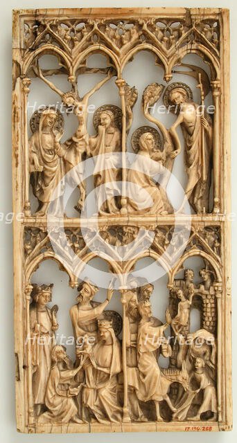 Leaf from a Diptych, French (?), 14th century. Creator: Unknown.