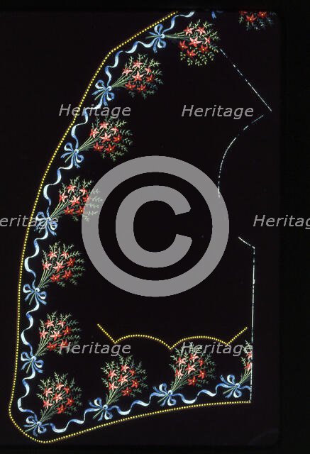 Waistcoat Design, England, 1830s/40s. Creator: Unknown.