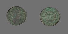 Coin Portraying Emperor Constantine I, AD 321. Creator: Unknown.