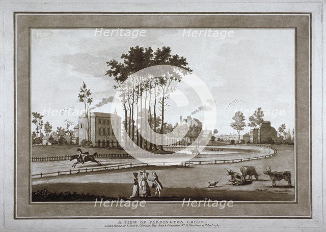 View of Paddington Green, London, 1783. Artist: Anon