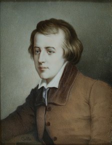 Portrait of the poet Heinrich Heine (1797-1856), ca 1825. Artist: Anonymous  