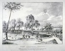 Surrey Zoological Gardens, Southwark, London, 1836. Artist: F Alvey