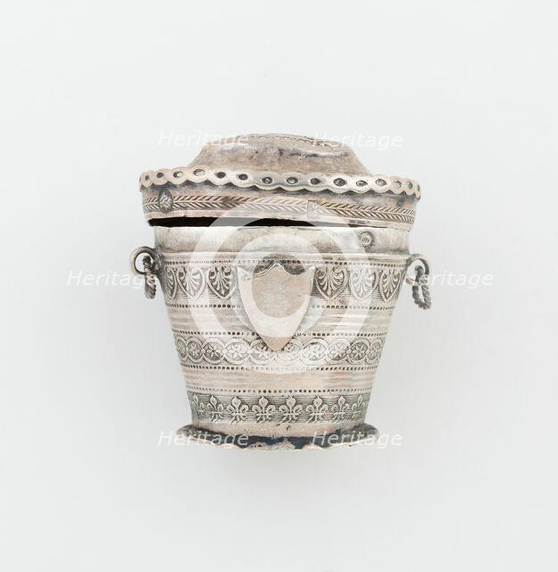 Sponge Box, Netherlands, c. 1848. Creator: Unknown.