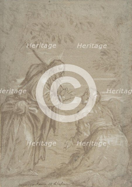 Christ Appearing to Saint Mary Magdalen ("Noli Me Tangere"), ca. 1560. Creator: Attributed to Jacopo Bassano.