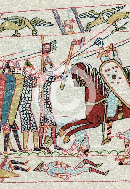 Battle of Hastings, 1066 (1070s). Artist: Unknown