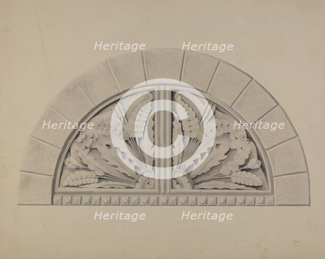 Architectural Ornament, c. 1936. Creator: William Kerby.