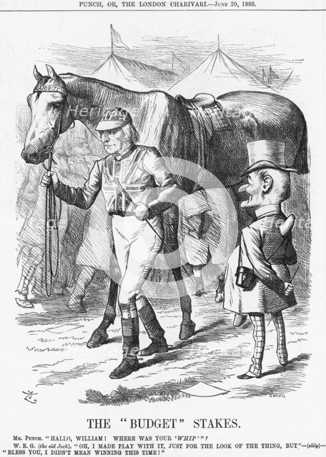 'The Budget Stakes', 1885. Artist: Joseph Swain