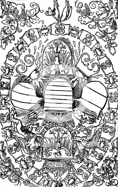 'The Five Imperial Coats of Arms', 1515 (1906). Artist: Albrecht Durer.