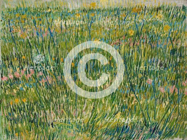 Patch of grass. Artist: Gogh, Vincent, van (1853-1890)