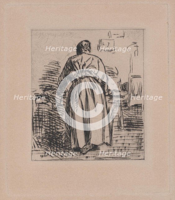 The Ironing Woman, 1843. Creator: Charles Emile Jacque.