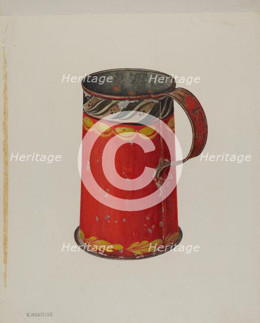 Measure Cup, c. 1940. Creator: Charles Henning.