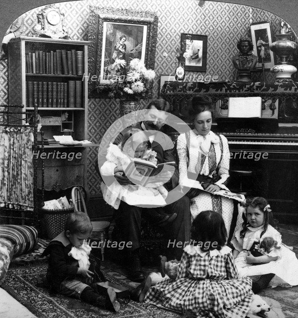 'A Charm from the Skies Seems to Hallow us There'.Artist: American Stereoscopic Company