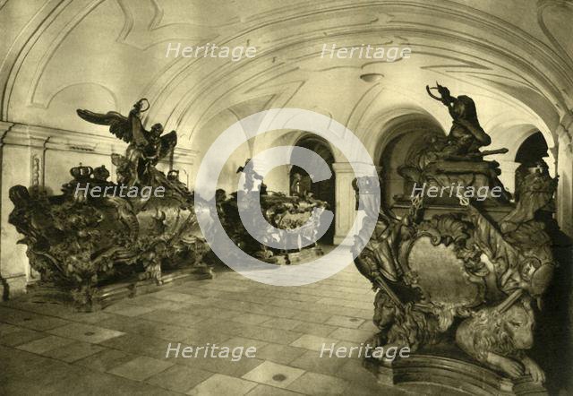 Vault of the Hapsburgs in the Capuchin Church, Vienna, Austria, c1935.  Creator: Unknown.