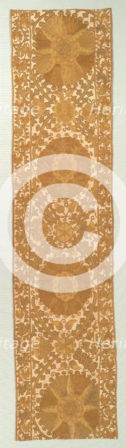 Panel, Probably from a Curtain, 19th century. Creator: Unknown.