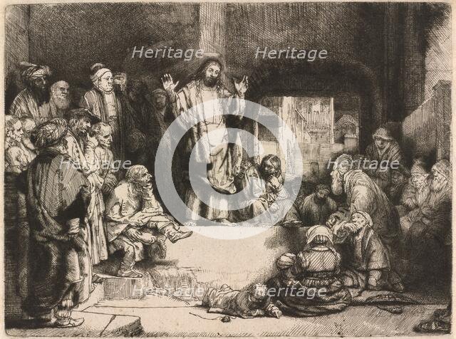 Christ Preaching (La petite Tombe), c. 1652. Creator: Unknown.