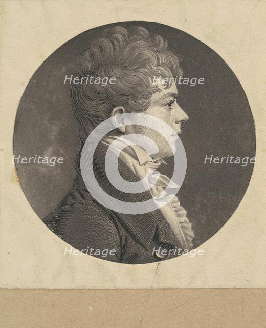 Joseph Clinton, c. 1803-1806. Creator: Charles Balthazar Julien Févret de Saint-Mémin.