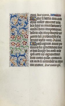 Book of Hours (Use of Rouen): fol. 29v, c. 1470. Creator: Master of the Geneva Latini (French, active Rouen, 1460-80).