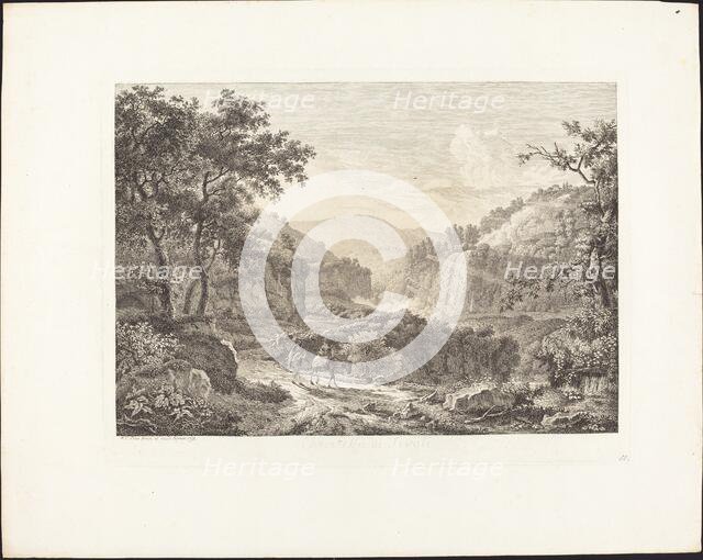 Cascatella di Tivoli, seconda veduta, 1792. Creator: Albert Christoph Dies.