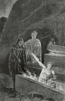 The Divine Comedy (1307-1321): Inferno (Hell), 1888.  Creator: Jean Edouard Dargent.