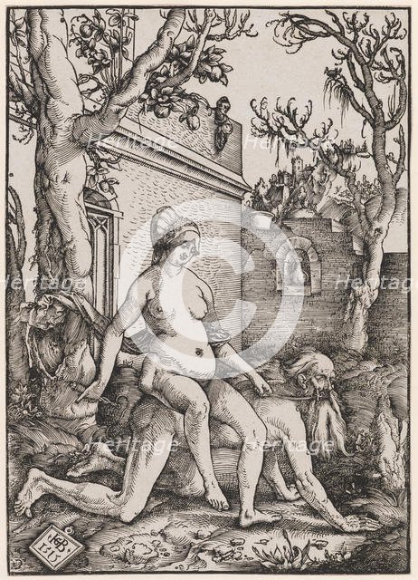 Aristotle and Phyllis, 1513. Creator: Baldung (Baldung Grien), Hans (1484-1545).