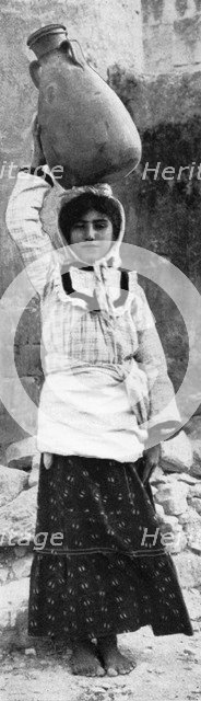 A maid of Nazareth, 1926. Artist: Unknown