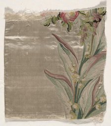 Coverlet Fragment, c. 1760-1770. Creator: Philippe de Lasalle (French, 1723-1805).