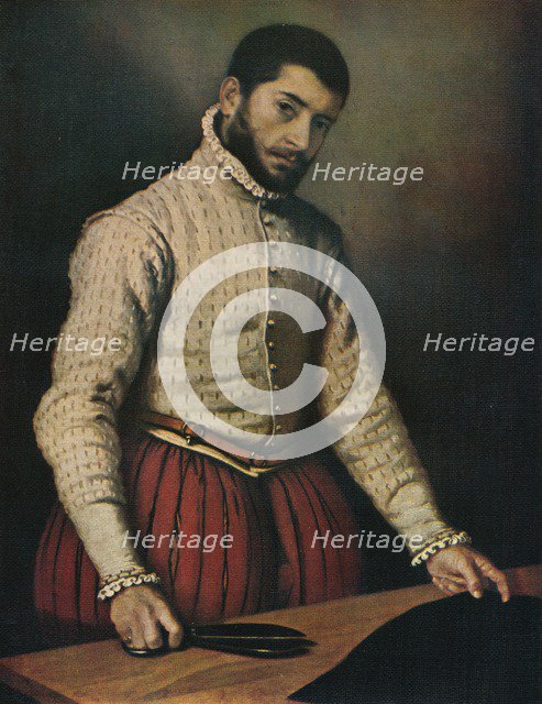 The Tailor (Il Tagliapanni), c1565, (1911). Artist: Giovanni Battista Moroni