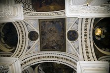 Fresco on the ceiling, Basilica of Our Lady of the Pillar, Zaragoza, Spain, 2007. Artist: Samuel Magal