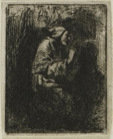 Monk at Prayer, n.d. Creator: Charles Emile Jacque.