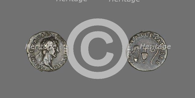 Denarius (Coin) Portraying Emperor Nerva, 97. Creator: Unknown.