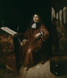 Portrait of a scribe, c1660s. Creator: Cornelis de Man.