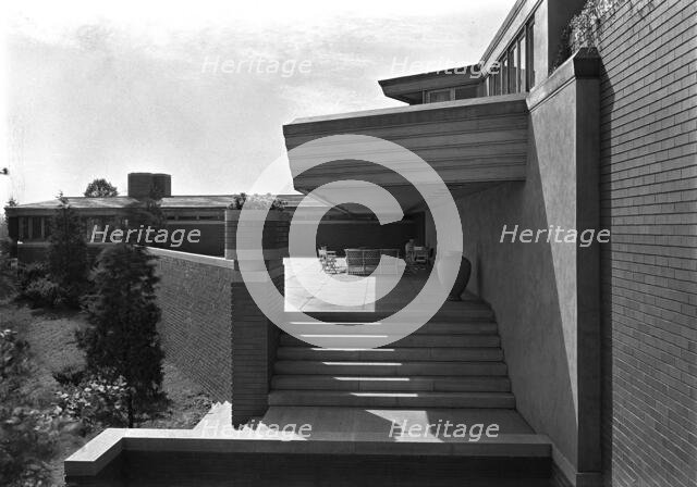Herbert F. Johnson, Jr., Wingspread, residence in Racine, Wisconsin, 1939. Creator: Gottscho-Schleisner, Inc.