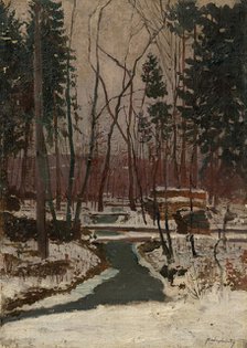 Thaw, 1877-1880. Creator: Ladislav Mednyanszky.