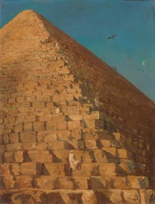 The Great Pyramid, Giza, 1830 or later.