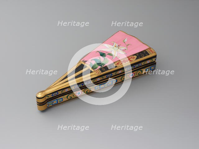 Fan Box, Stoke-on-Trent, 1876. Creator: Minton.